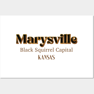 Marysville Black Squirrel Capital Posters and Art